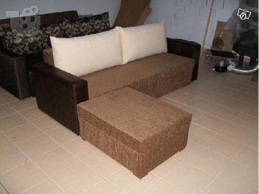 PoulaTo: Γωνιακός καναπές-κρεβάτι ΑΠΟ ΒΙΟΤΕΧΝΙΑ ΕΠΙΠΛΩΝ!!