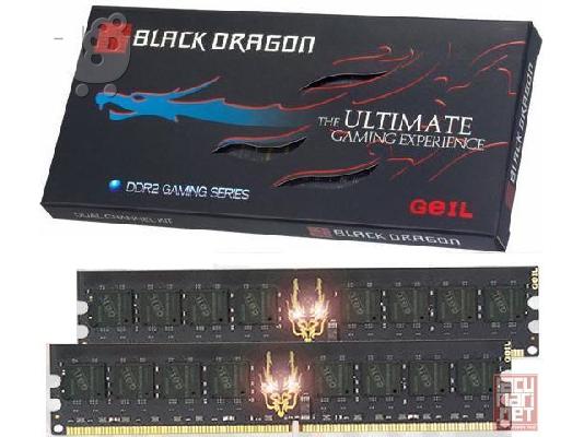 PoulaTo: RAM DDR2 - GEIL 4GB - BLACK DRAGON