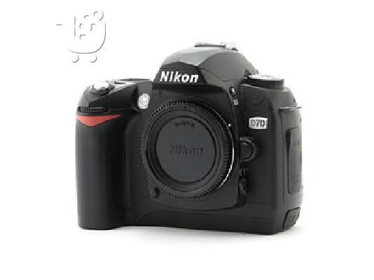 PoulaTo: Nikon d70 6.1 MP digital SLR camera με 2 φακούς