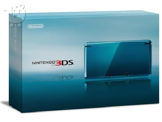 PoulaTo: NINTENDO 3DS ( AQUA BLUE ) + game
