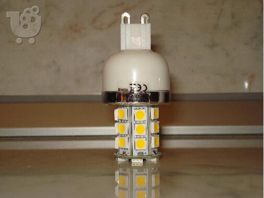 G9 4W 27 LED 5050 SMD Warm White Corn Light Lamp