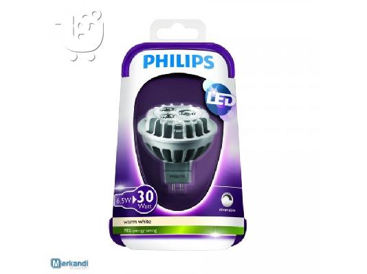 PoulaTo: Στοψκ Philips LED Spot GU5.3 6.5W 30W 2700K θερμό λευκό 827 dimmable