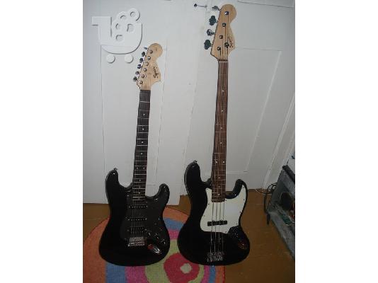 Fender Bass+Ενισχυτής+Θήκη