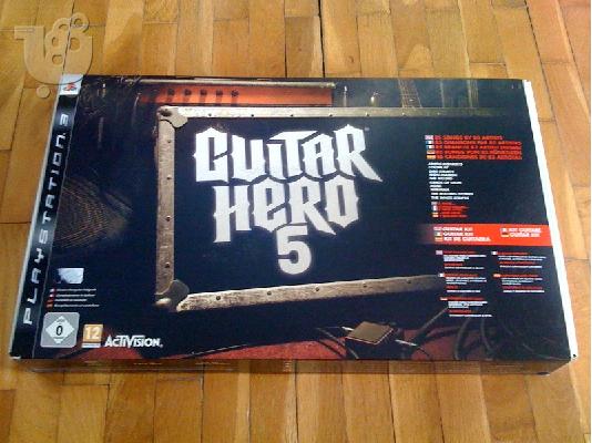 PoulaTo: PS3 - Guitar Hero 5 Bundle σε άριστη κατάσταση