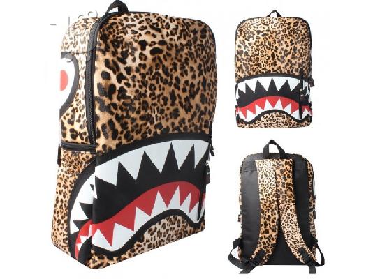 PoulaTo: Πωλείται Τσάντα πλάτης Leopard Shark Mouth άριστη ποιότητα. 40ευρο