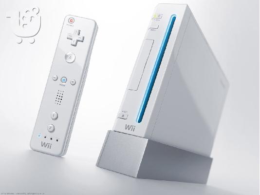 PoulaTo: Nintendo Wii + 2 χειριστηρια+5 παιχνιδια