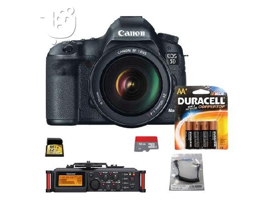 PoulaTo: Canon EOS-5D Mark III Digital SLR Camera Body Kit with EF 24-105mm f/4L Image Stabilized Lens