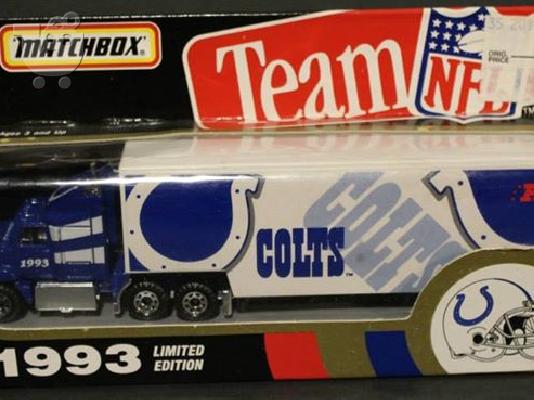 MATCHBOX Μεταλλικές μινιατούρες σειρά NFL Teams Transporters.