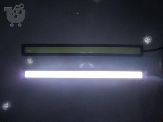 PoulaTo: DRL LED Μπάρα 17 cm Λευκό