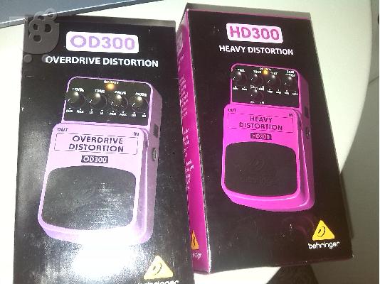 Πωλούνται  τα πετάλια κιθάρας Behringer HD 300 (heavy distortion) και Behringer OD 300 (ov...
