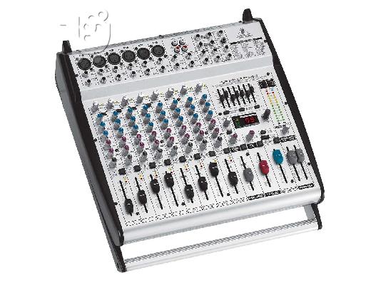 Behringer PMX1000 Eurodesk Powered Mixer 12 Channels 2X300W Stereo 