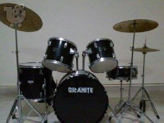 PoulaTo: Granite Drums / Stagg Ride Πιατίνι 20'