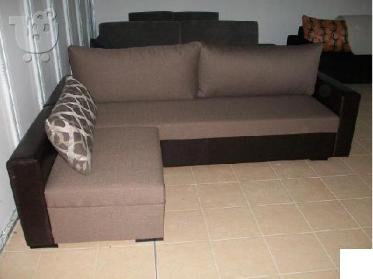 PoulaTo: Γωνιακός καναπές-κρεβάτι Ν2 ΑΠΟ ΒΙΟΤΕΧΝΙΑ ΕΠΙΠΛΩΝ!!