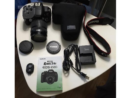 PoulaTo: Canon EOS Rebel T4i / 650D 18.0 MP ψηφιακή φωτογραφική μηχανή SLR - Μαύρο.