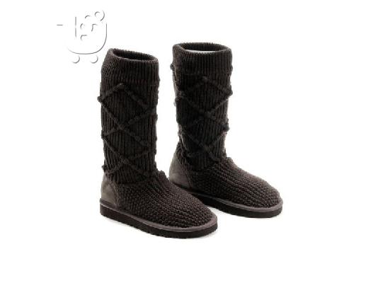 PoulaTo: authentic Ugg Classic Cardy 5879 black Boots- 38 νούμερο