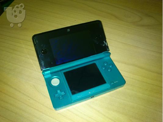 PoulaTo: Πωλείται Nintento 3DS Aqua Blue με 2 χρόνια εγγύηση Nintento 3DS travel pack και μία θήκη !