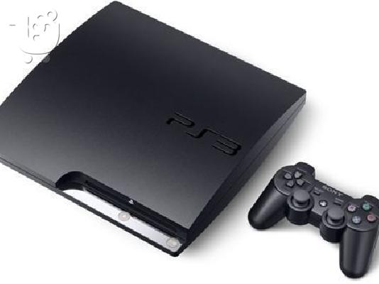 PoulaTo: PS3 Slim 320 GB + Assasin's Creed IV Black Flag + 2 controllers