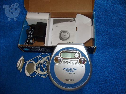 PoulaTo: Φορητό PHILIPS CD Player AZT3202,με FM Tuner,πωλείται