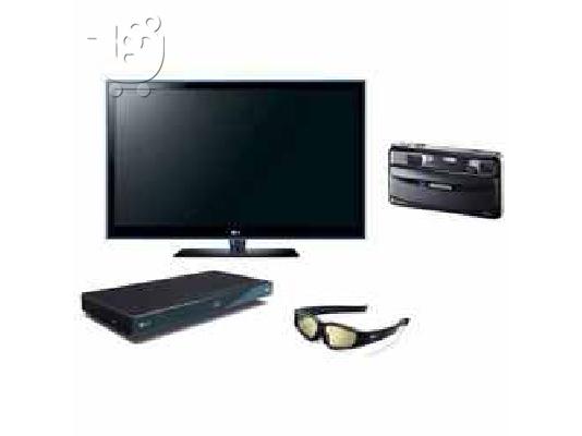 PoulaTo: LG Set 42LX6500 3D LED TV 42' + BX580 3D Blu-ray Player