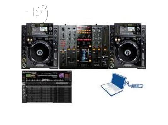PIONEER PAIR CDJ-2000 DJ DVD CD PLAYER & DJM-2000 MIXER