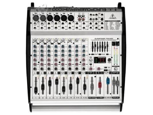 PoulaTo: Behringer PMX1000 Eurodesk Powered Mixer 12 Channels 2X300W Stereo 