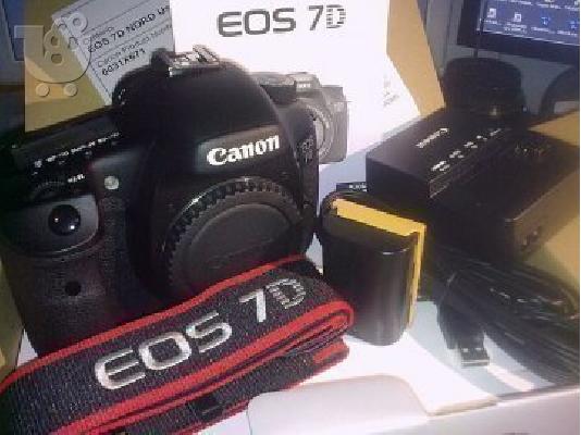 PoulaTo: Canon EOS 7D 18.0 MP Digital SLR Camera - Μαύρο - EF-S 18-135 χιλιοστά φακό IS = 719 Ευρώ