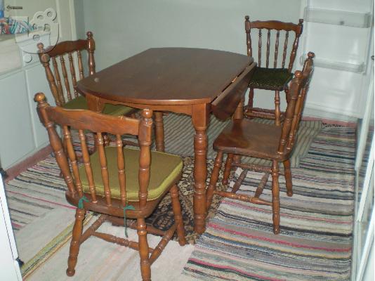PoulaTo: Πωλείται τραπέζι και καρέκλες κουζίνας