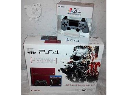 20th Anniversary Playstation 4 Bundle (controllers, Headset, Disc