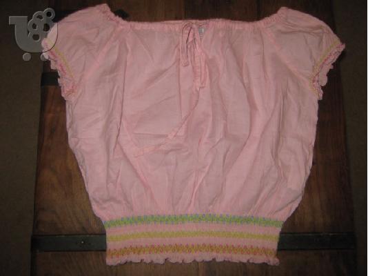 PoulaTo: zara ροζ μπλουζακι για 14-16 ετων 0364