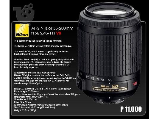 PoulaTo: Φακος Τηλεφακος 55-200mm Nikkor Lens