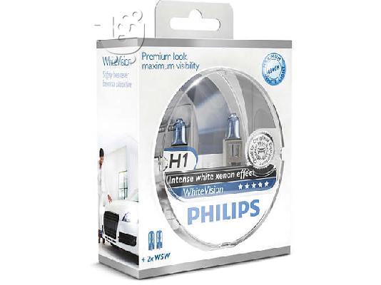 PoulaTo: Λάμπες Philips White Vision H1 4300K 55W