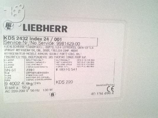 Πωλείται ψυγείο LIEBHERR
