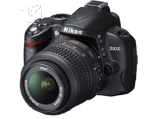 PoulaTo: ΕΥΚΑΙΡΙΑ Nikon D3000 Kit με AF-S 18-55mm & Nikkor AF-S 50mm f/1.4
