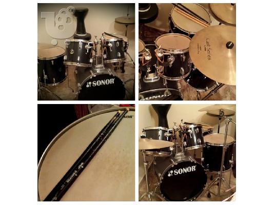 PoulaTo: DRUMS FULL KIT   SONOR
