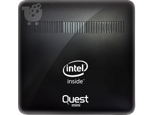 PC desktop mini quest pro 199 Intel atom 4gb 500gb dvd-rw windows 7 1 χρόνο εγγύηση...