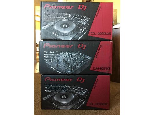 PoulaTo: Pioneer DJ CDJ-2000 Nexus Set: 2x CDJ-2000 Nexus, 1x DJM-900-NXS