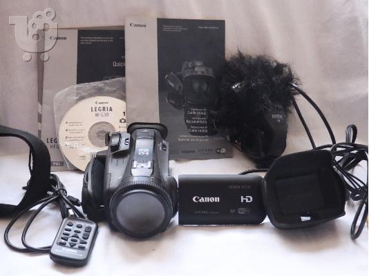 PoulaTo: Ολοκαίνουργια κάμερα Canon Legria HF G30 HD + Ρόδε Στερό Mic Pro + Αξεσουάρ BOXED BUNDLE