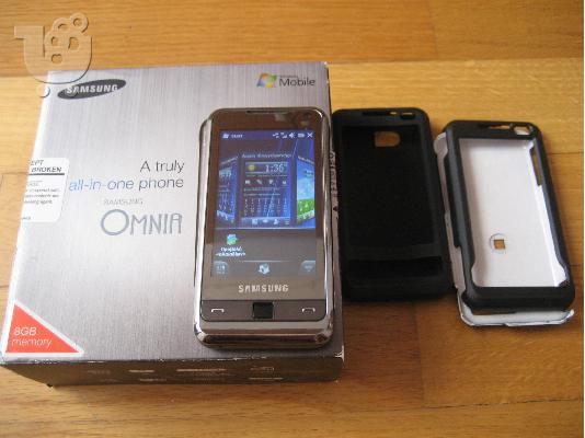 Samsung Omnia 8gb + 2 Θήκες προστασίας 