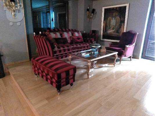 PoulaTo: Πωλούνται τραπεζαρία 2 σαλόνια και φωτιστικά