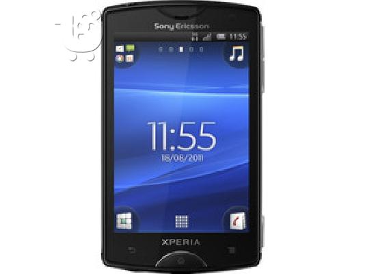 PoulaTo: Sony Ericsson Xperia mini st15i Black+ακουστικά σε συσκευασία