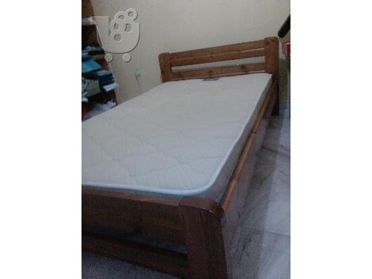 PoulaTo: 2 κρεβάτια ημίδιπλα με στρώμα