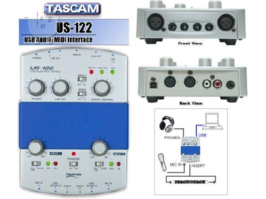 PoulaTo: Tascam US122 Audio/MIDI Interface