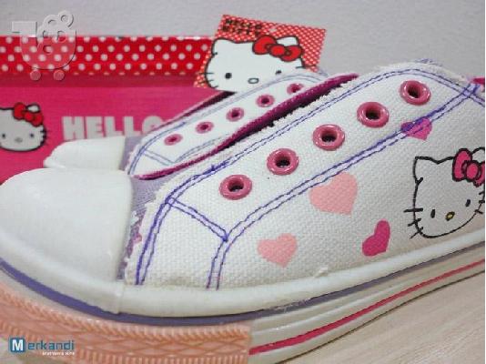 PoulaTo: Stock ftina papoutsia Hello Kitty παιδικά παπούτσια