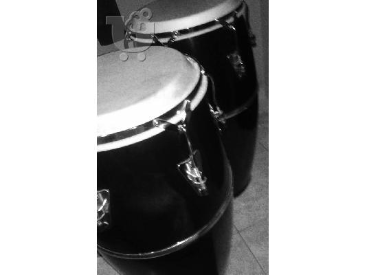 Latin Percussion Congas Set (Χρώμα Black & Gold)