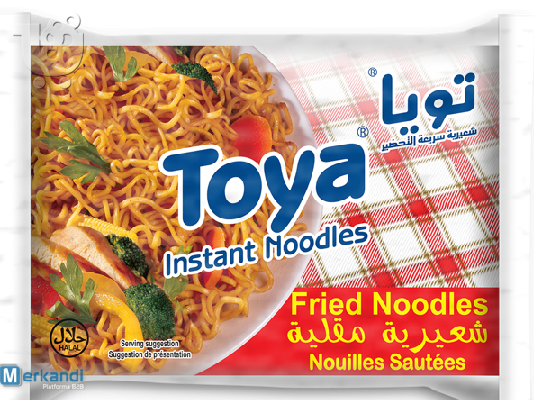 PoulaTo: Stock Instant τηγανισμένα noodles Toya, ποιότητα. σάλτσα 2x