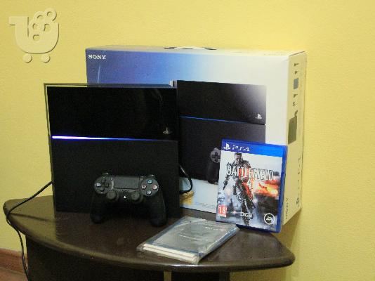 PoulaTo: Ps4 500gb jet black with games