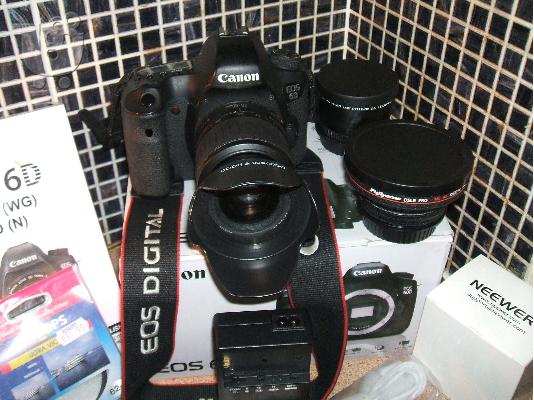 Nueva cámara digital SLR Canon EOS 6D 20.2MP - Negro con TRES LENTES