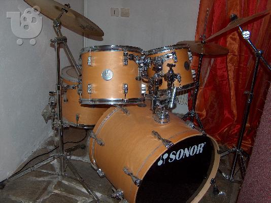 PoulaTo: drums SONOR 2005 FULL ΒIRCH ΠΛΗΡΗΣ 500€- ΛΟΓΩ ΧΩΡΟΥ