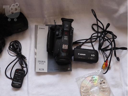 Ολοκαίνουργια κάμερα Canon Legria HF G30 HD + Ρόδε Στερό Mic Pro + Αξεσουάρ BOXED BUNDLE...