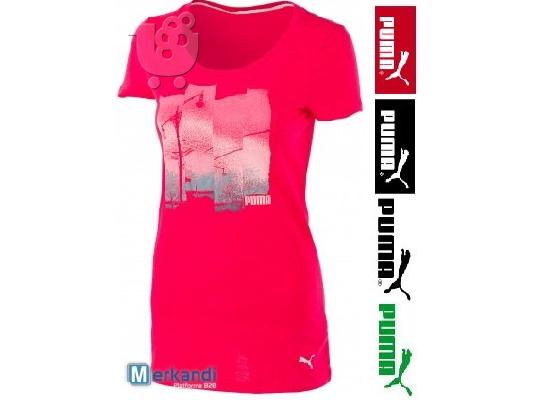 PoulaTo: Stock γυναικεία μπλουζάκια, σακάκια και βαμβακερό T-shirt μάρκας Puma.